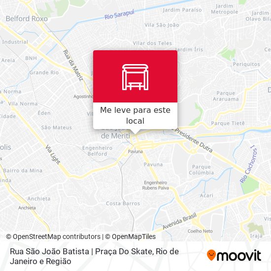 Rua São João Batista | Praça Do Skate mapa