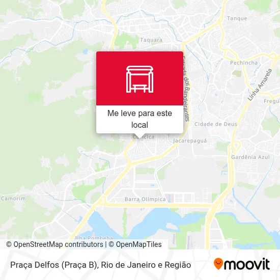 Praça Delfos (Praça B) mapa