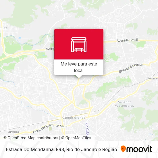 Estrada Do Mendanha, 898 mapa