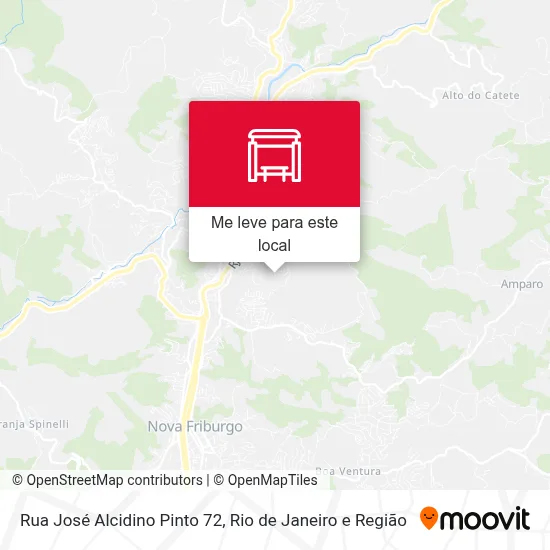 Rua José Alcidino Pinto 72 mapa