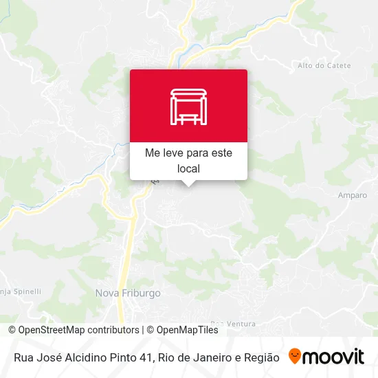 Rua José Alcidino Pinto 41 mapa