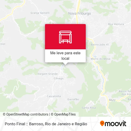 Ponto Final :: Barroso mapa