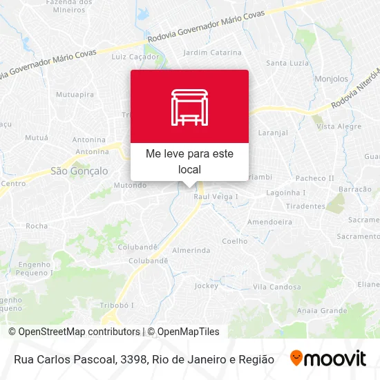 Rua Carlos Pascoal, 3398 mapa