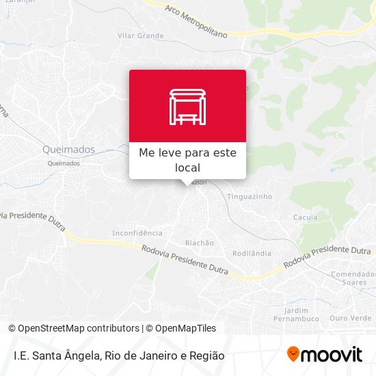 I.E. Santa Ângela mapa