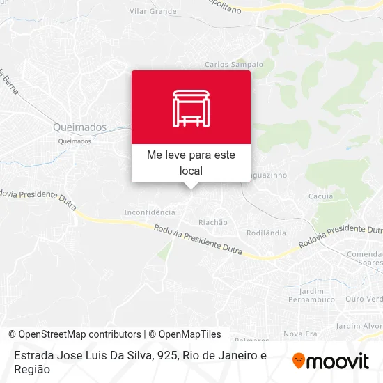 Estrada Jose Luis Da Silva, 925 mapa