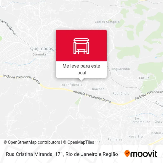Rua Cristina Miranda, 171 mapa