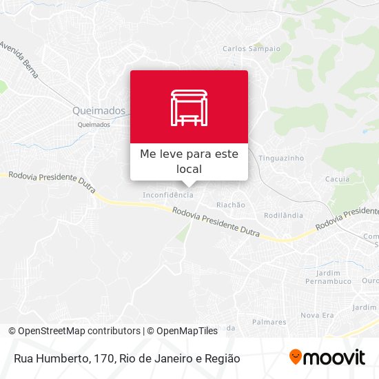 Rua Humberto, 170 mapa