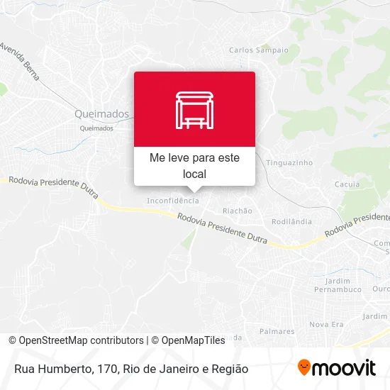 Rua Humberto, 170 mapa
