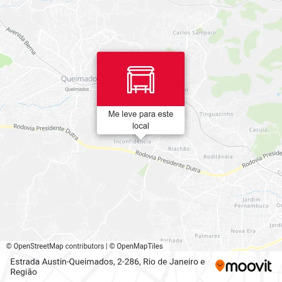 Estrada Austin-Queimados, 2-286 mapa