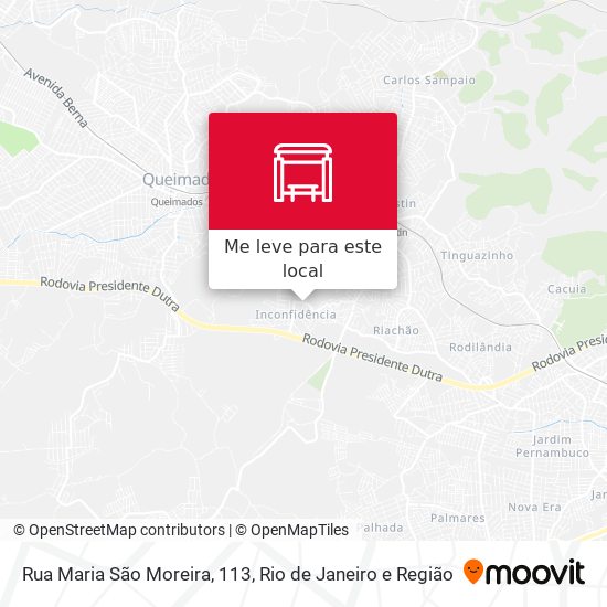 Rua Maria São Moreira, 113 mapa