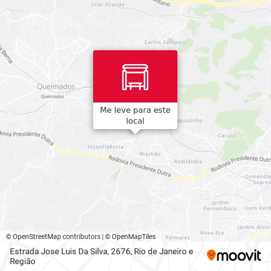 Estrada Jose Luis Da Silva, 2676 mapa