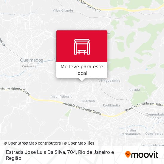 Estrada Jose Luis Da Silva, 704 mapa