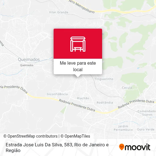 Estrada Jose Luis Da Silva, 583 mapa