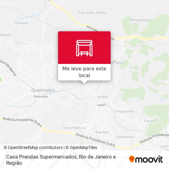 Casa Prendas Supermercados mapa