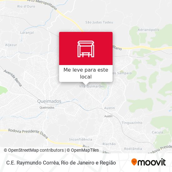 C.E. Raymundo Corrêa mapa