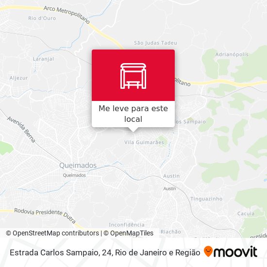 Estrada Carlos Sampaio, 24 mapa
