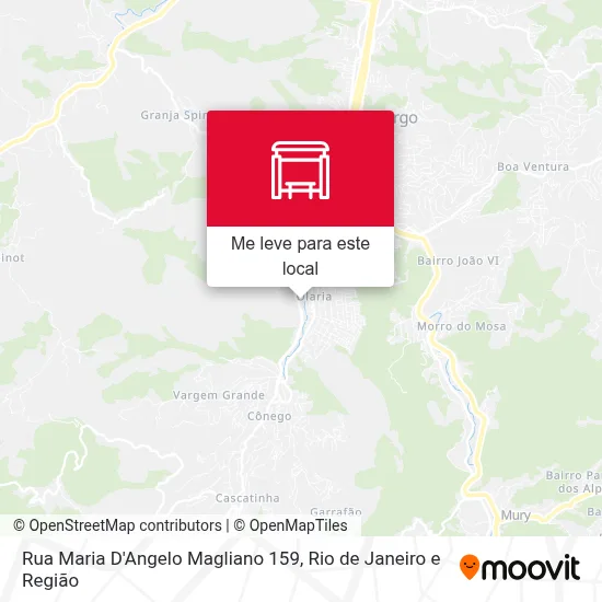 Rua Maria D'Angelo Magliano 159 mapa