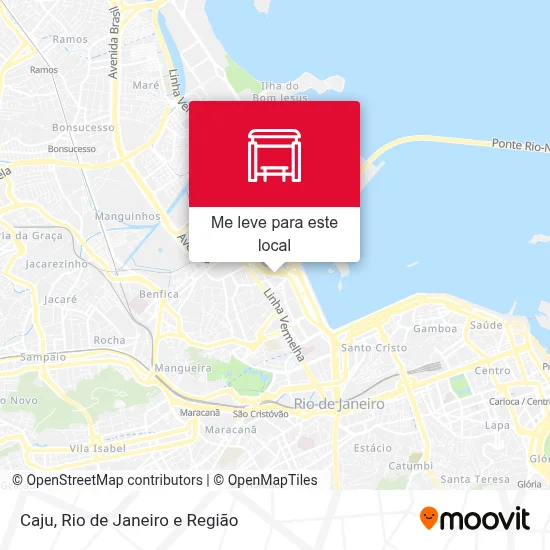 Caju mapa