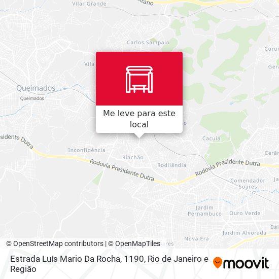 Estrada Luís Mario Da Rocha, 1190 mapa