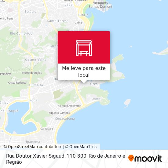 Rua Doutor Xavier Sigaud, 110-300 mapa