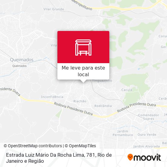 Estrada Luiz Mário Da Rocha Lima, 781 mapa