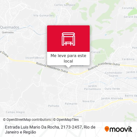 Estrada Luís Mario Da Rocha, 2173-2457 mapa