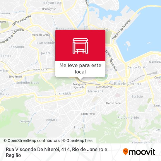 Rua Visconde De Niterói, 414 mapa