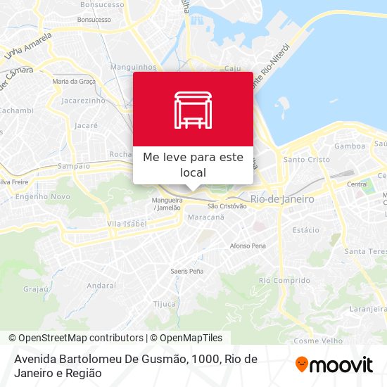 Avenida Bartolomeu De Gusmão, 1000 mapa