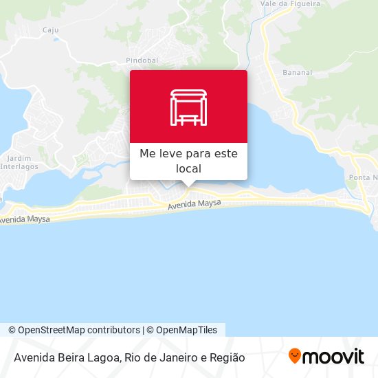 Avenida Beira Lagoa mapa