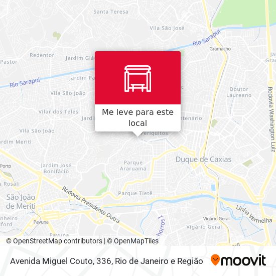 Avenida Miguel Couto, 336 mapa