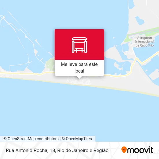 Rua Antonio Rocha, 18 mapa