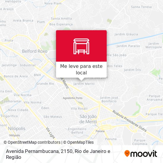 Avenida Pernambucana, 2150 mapa