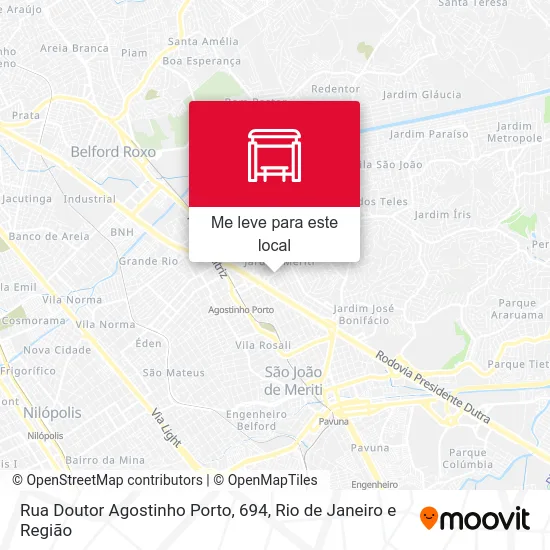 Rua Doutor Agostinho Porto, 694 mapa