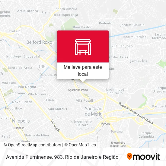 Avenida Fluminense, 983 mapa