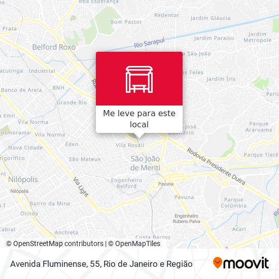 Avenida Fluminense, 55 mapa