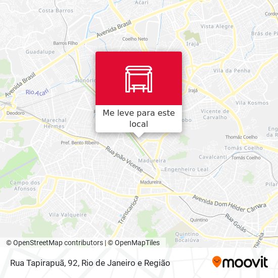 Rua Tapirapuã, 92 mapa