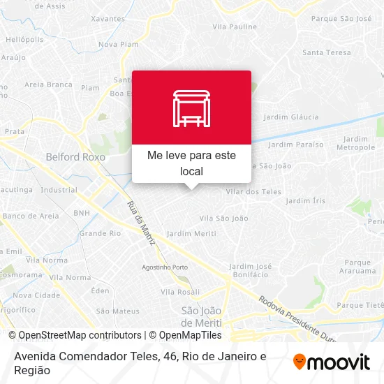 Avenida Comendador Teles, 46 mapa