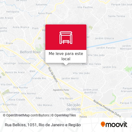 Rua Belkiss, 1051 mapa