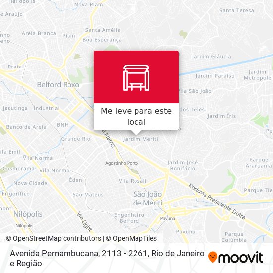 Avenida Pernambucana, 2113 - 2261 mapa