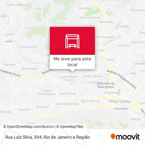 Rua Luíz Silva, 304 mapa