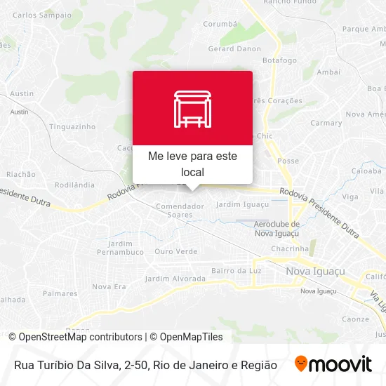 Rua Turíbio Da Silva, 2-50 mapa