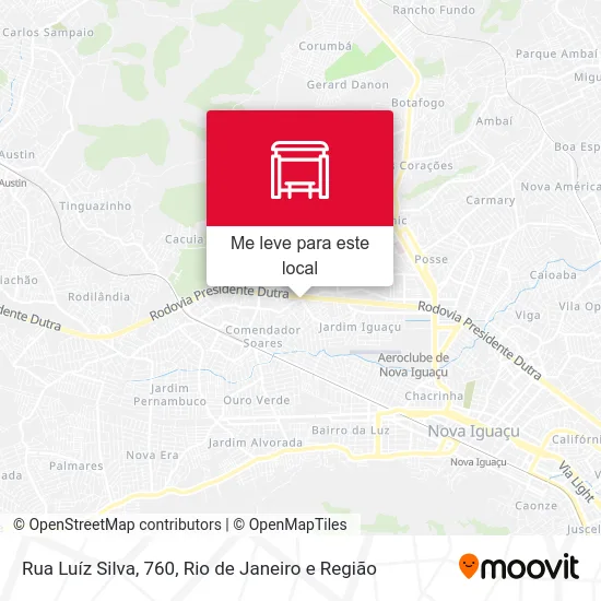 Rua Luíz Silva, 760 mapa