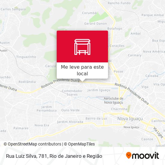 Rua Luíz Silva, 781 mapa