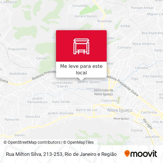 Rua Milton Silva, 213-253 mapa