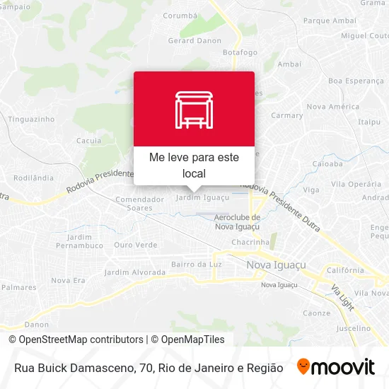 Rua Buick Damasceno, 70 mapa