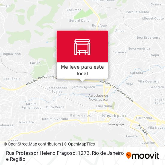 Rua Professor Heleno Fragoso, 1273 mapa