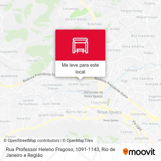 Rua Professor Heleno Fragoso, 1091-1143 mapa
