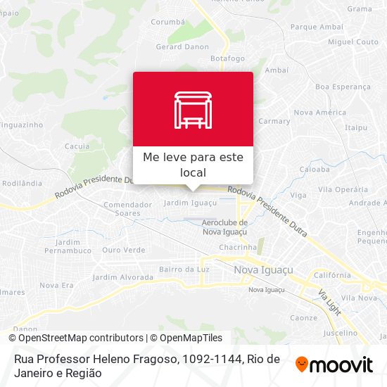 Rua Professor Heleno Fragoso, 1092-1144 mapa