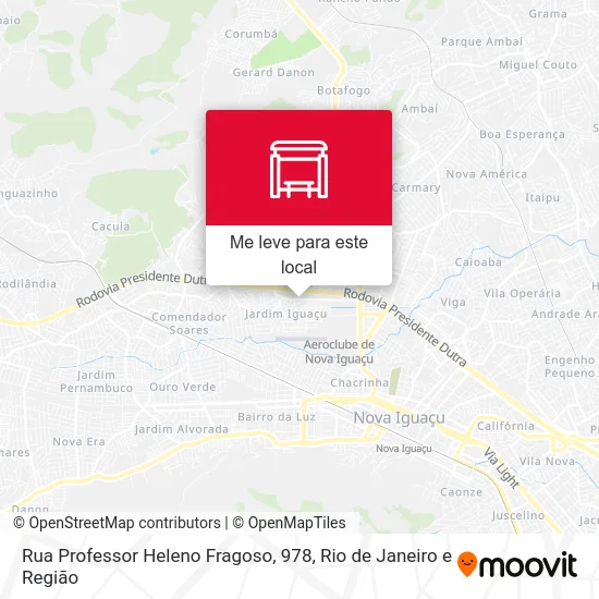 Rua Professor Heleno Fragoso, 978 mapa