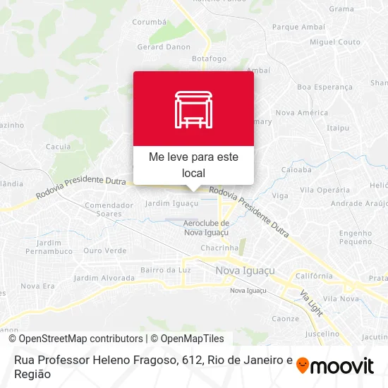 Rua Professor Heleno Fragoso, 612 mapa